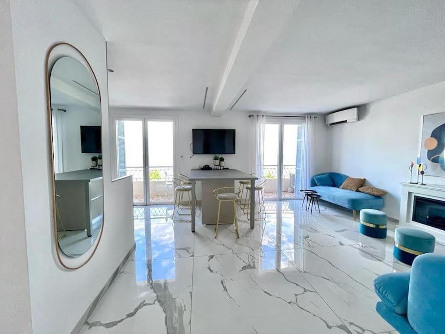 Beach Front, Superbe Appartement Pour 4 Personnes Nice Bagian luar foto