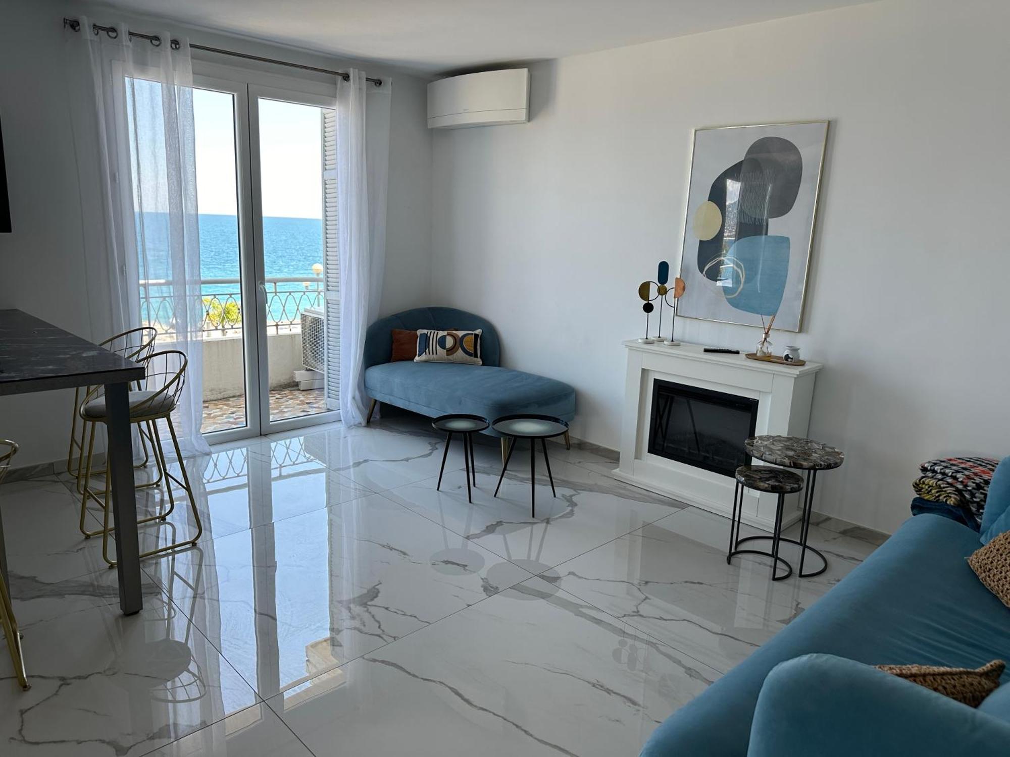 Beach Front, Superbe Appartement Pour 4 Personnes Nice Bagian luar foto